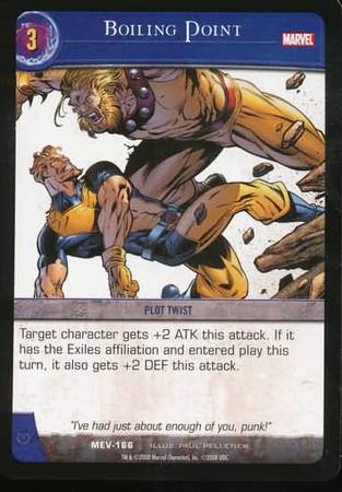 Boiling Point MEV 166 Common Vs System Marvel Evolution Boiling Point MEV 166 Common Vs System Marvel Evolution