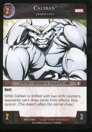 Caliban Pestilence MEV 005 Uncommon Vs System Marvel Evolution Caliban Pestilence MEV 005 Uncommon Vs System Marvel Evolution