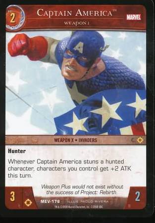 Captain America Weapon 1 MEV 176 Common Vs System Marvel Evolution Captain America Weapon 1 MEV 176 Common Vs System Marvel Evolution