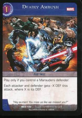 Deadly Ambush MEV 122 Common Vs System Marvel Evolution Deadly Ambush MEV 122 Common Vs System Marvel Evolution