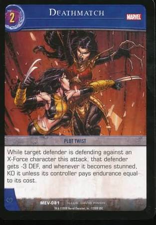 Deathmatch MEV 081 Common Vs System Marvel Evolution Deathmatch MEV 081 Common Vs System Marvel Evolution