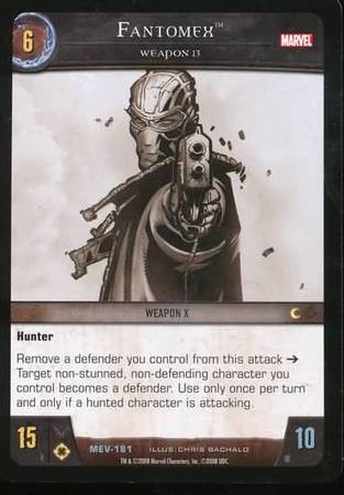 Fantomex Weapon 13 MEV 181 Uncommon Vs System Marvel Evolution Fantomex Weapon 13 MEV 181 Uncommon Vs System Marvel Evolution