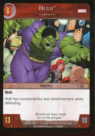 Hulk Earth 873 MEV 183 Uncommon Vs System Marvel Evolution Hulk Earth 873 MEV 183 Uncommon Vs System Marvel Evolution