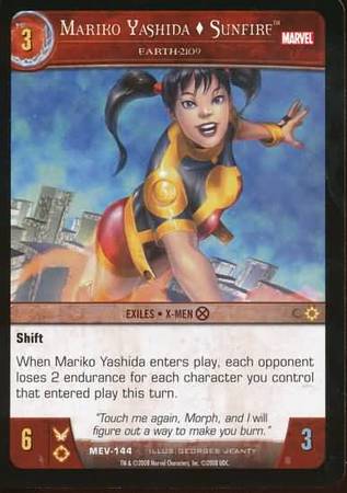 Mariko Yashida Sunfire Earth 2109 MEV 144 Common Vs System Marvel Evolution Mariko Yashida Sunfire Earth 2109 MEV 144 Common Vs System Marvel Evolution
