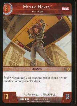 Molly Hayes Bruiser MEV 222 Common Vs System Marvel Evolution Molly Hayes Bruiser MEV 222 Common Vs System Marvel Evolution