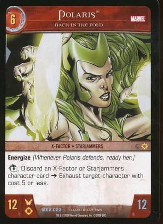 Polaris Back in the Fold MEV 023 Uncommon Vs System Marvel Evolution Polaris Back in the Fold MEV 023 Uncommon Vs System Marvel Evolution