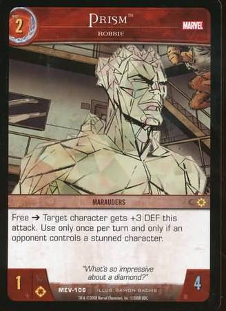 Prism Robbie MEV 106 Common Vs System Marvel Evolution Prism Robbie MEV 106 Common Vs System Marvel Evolution
