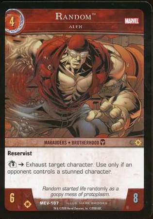 Random Alex MEV 107 Common Vs System Marvel Evolution Random Alex MEV 107 Common Vs System Marvel Evolution