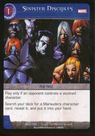 Sinister Disciples MEV 128 Uncommon Vs System Marvel Evolution Sinister Disciples MEV 128 Uncommon Vs System Marvel Evolution