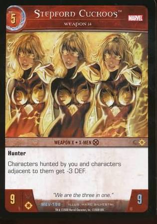 Stepford Cuckoos Weapon 14 MEV 198 Uncommon Vs System Marvel Evolution Stepford Cuckoos Weapon 14 MEV 198 Uncommon Vs System Marvel Evolution