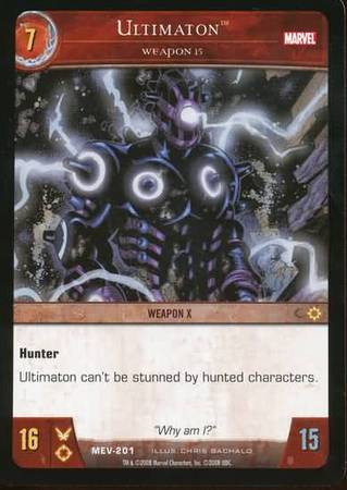 Ultimaton Weapon 15 MEV 201 Common Vs System Marvel Evolution Ultimaton Weapon 15 MEV 201 Common Vs System Marvel Evolution