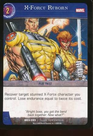 X Force Reborn MEV 085 Common Vs System Marvel Evolution X Force Reborn MEV 085 Common Vs System Marvel Evolution