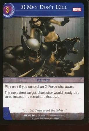 X Men Don t Kill MEV 086 Common Vs System Marvel Evolution X Men Don t Kill MEV 086 Common Vs System Marvel Evolution