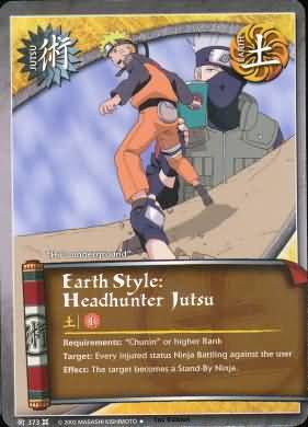 Earth Style Headhunter Jutsu J 373 Uncommon Naruto Approaching Wind Earth Style Headhunter Jutsu J 373 Uncommon Naruto Approaching Wind