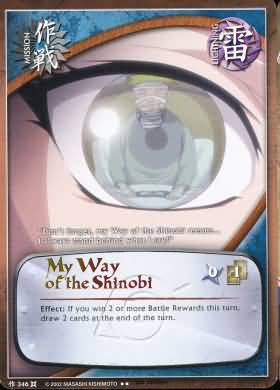 My Way of the Shinobi M 346 Rare Naruto Approaching Wind My Way of the Shinobi M 346 Rare Naruto Approaching Wind