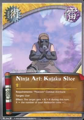 Ninja Art Kujaku Slice J 344 Common Naruto Approaching Wind Ninja Art Kujaku Slice J 344 Common Naruto Approaching Wind