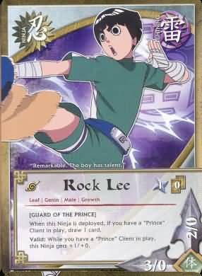 Rock Lee N 395 Uncommon Naruto Approaching Wind Rock Lee N 395 Uncommon Naruto Approaching Wind