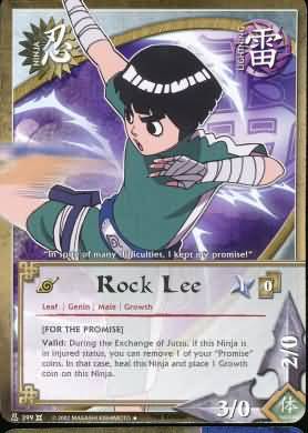 Rock Lee N 399 Uncommon Naruto Approaching Wind Rock Lee N 399 Uncommon Naruto Approaching Wind
