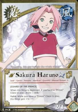 Sakura Haruno N 394 Common Naruto Approaching Wind Sakura Haruno N 394 Common Naruto Approaching Wind
