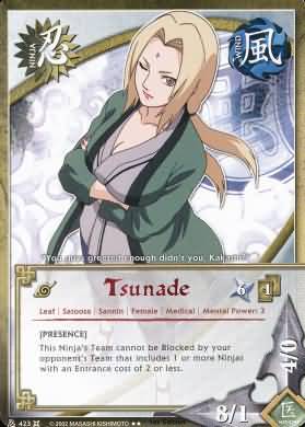 Tsunade N 423 Rare Naruto Approaching Wind Tsunade N 423 Rare Naruto Approaching Wind