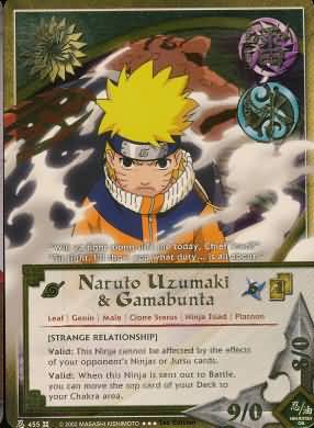 Naruto Uzumaki Gamabunta Strange Relationship N 455 Super Rare Naruto Uzumaki Gamabunta Strange Relationship N 455 Super Rare