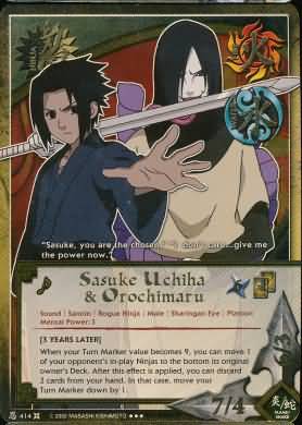 Sasuke Uchiha Orochimaru 3 Years Later N 414 Super Rare Naruto Approaching Wind Sasuke Uchiha Orochimaru 3 Years Later N 414 Super Rare Naruto Approaching Wind