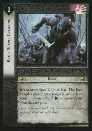 Black Shapes Crawling 5U48 Lord of the Rings Battle of Helm s Deep Singles 5 Black Shapes Crawling 5U48 Lord of the Rings Battle of Helm s Deep Singles 5