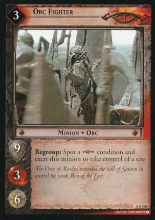 Orc Fighter 5U105 Lord of the Rings Battle of Helm s Deep Singles 5 Orc Fighter 5U105 Lord of the Rings Battle of Helm s Deep Singles 5