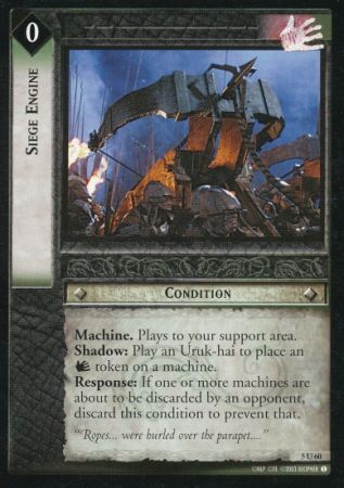 Siege Engine 5U60 Lord of the Rings Battle of Helm s Deep Singles 5 Siege Engine 5U60 Lord of the Rings Battle of Helm s Deep Singles 5