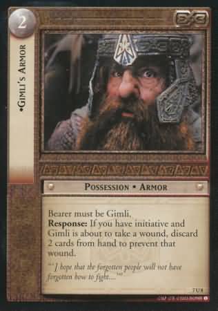 Gimli s Armor 7U8 Lord of the Rings The Return of The King Singles 7 Gimli s Armor 7U8 Lord of the Rings The Return of The King Singles 7