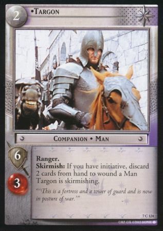 Targon 7C124 Lord of the Rings The Return of The King Singles 7 Targon 7C124 Lord of the Rings The Return of The King Singles 7