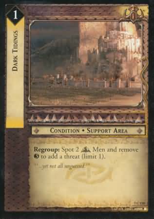 Dark Tidings 7C130 Lord of the Rings The Return of The King Singles 7 Dark Tidings 7C130 Lord of the Rings The Return of The King Singles 7