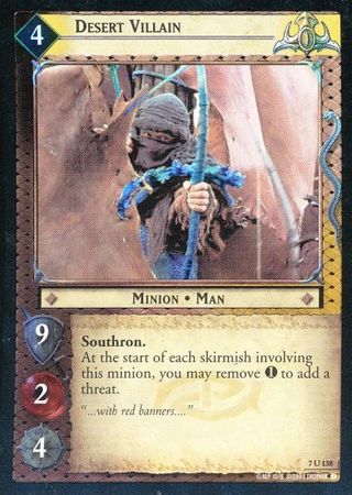 Desert Villain 7U138 Lord of the Rings The Return of The King Singles 7 Desert Villain 7U138 Lord of the Rings The Return of The King Singles 7