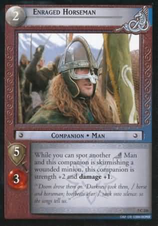 Enraged Horseman 7C226 Lord of the Rings The Return of The King Singles 7 Enraged Horseman 7C226 Lord of the Rings The Return of The King Singles 7