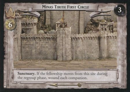 Minas Tirith First Circle 7U347 Lord of the Rings The Return of The King Singles 7 Minas Tirith First Circle 7U347 Lord of the Rings The Return of The King Singles 7