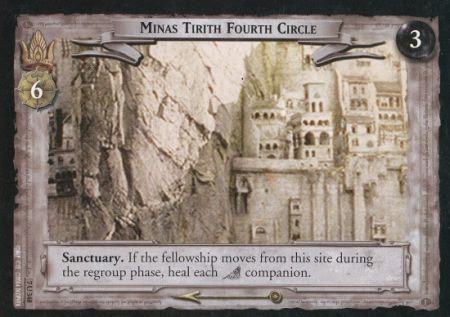 Minas Tirith Fourth Circle 7U348 Lord of the Rings The Return of The King Singles 7 Minas Tirith Fourth Circle 7U348 Lord of the Rings The Return of The King Singles 7