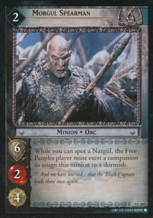 Morgul Spearman 7C201 Lord of the Rings The Return of The King Singles 7 Morgul Spearman 7C201 Lord of the Rings The Return of The King Singles 7