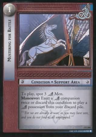 Mustering for Battle 7U244 Lord of the Rings The Return of The King Singles 7 Mustering for Battle 7U244 Lord of the Rings The Return of The King Singles 7