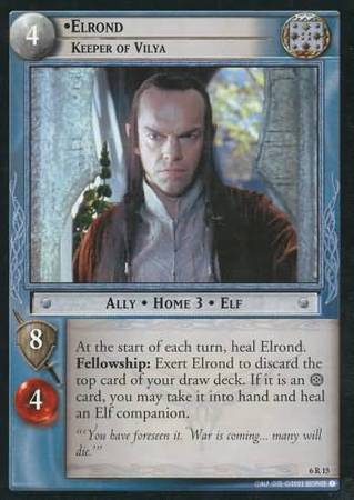 Elrond Keeper of Vilya 6R15 Lord of the Rings Ents of Fangorn Singles 6 Elrond Keeper of Vilya 6R15 Lord of the Rings Ents of Fangorn Singles 6