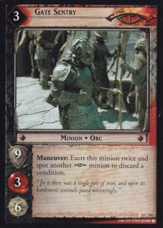 Gate Sentry 6C102 Lord of the Rings Ents of Fangorn Singles 6 Gate Sentry 6C102 Lord of the Rings Ents of Fangorn Singles 6