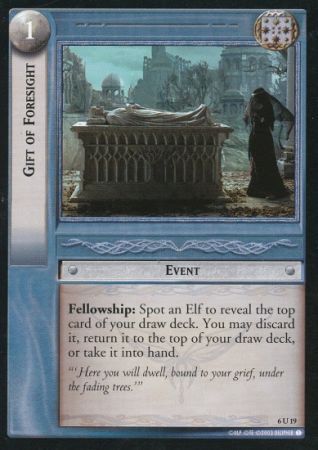 Gift of Foresight 6U19 Lord of the Rings Ents of Fangorn Singles 6 Gift of Foresight 6U19 Lord of the Rings Ents of Fangorn Singles 6