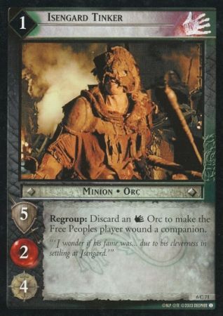 Isengard Tinker 6C71 Lord of the Rings Ents of Fangorn Singles 6 Isengard Tinker 6C71 Lord of the Rings Ents of Fangorn Singles 6