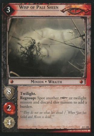 Wisp of Pale Sheen 6C108 Lord of the Rings Ents of Fangorn Singles 6 Wisp of Pale Sheen 6C108 Lord of the Rings Ents of Fangorn Singles 6