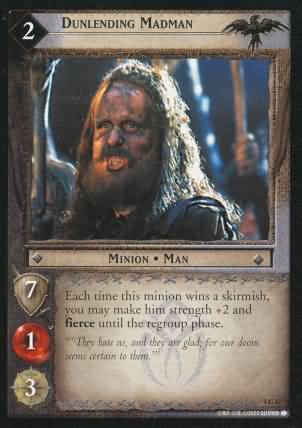 Dunlending Madman 4C12 Lord of the Rings The Two Towers Singles 4 Dunlending Madman 4C12 Lord of the Rings The Two Towers Singles 4