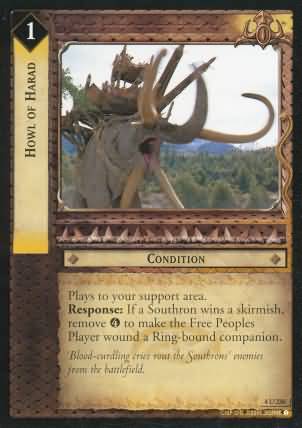 Howl of Harad 4U236 Lord of the Rings The Two Towers Singles 4 Howl of Harad 4U236 Lord of the Rings The Two Towers Singles 4