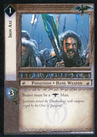 Iron Axe 4C26 Lord of the Rings The Two Towers Singles 4 Iron Axe 4C26 Lord of the Rings The Two Towers Singles 4