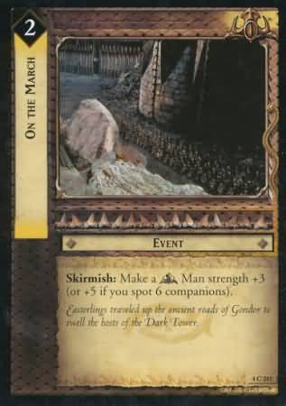 On the March 4C241 Lord of the Rings The Two Towers Singles 4 On the March 4C241 Lord of the Rings The Two Towers Singles 4