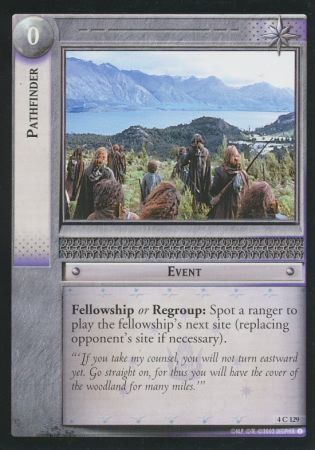Pathfinder 4C129 Lord of the Rings The Two Towers Singles 4 Pathfinder 4C129 Lord of the Rings The Two Towers Singles 4
