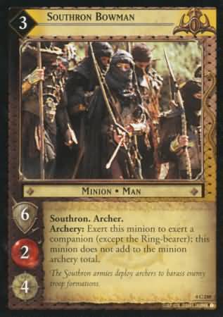 Southron Bowman 4C248 Lord of the Rings The Two Towers Singles 4 Southron Bowman 4C248 Lord of the Rings The Two Towers Singles 4