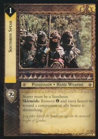 Southron Spear 4C255 Lord of the Rings The Two Towers Singles 4 Southron Spear 4C255 Lord of the Rings The Two Towers Singles 4